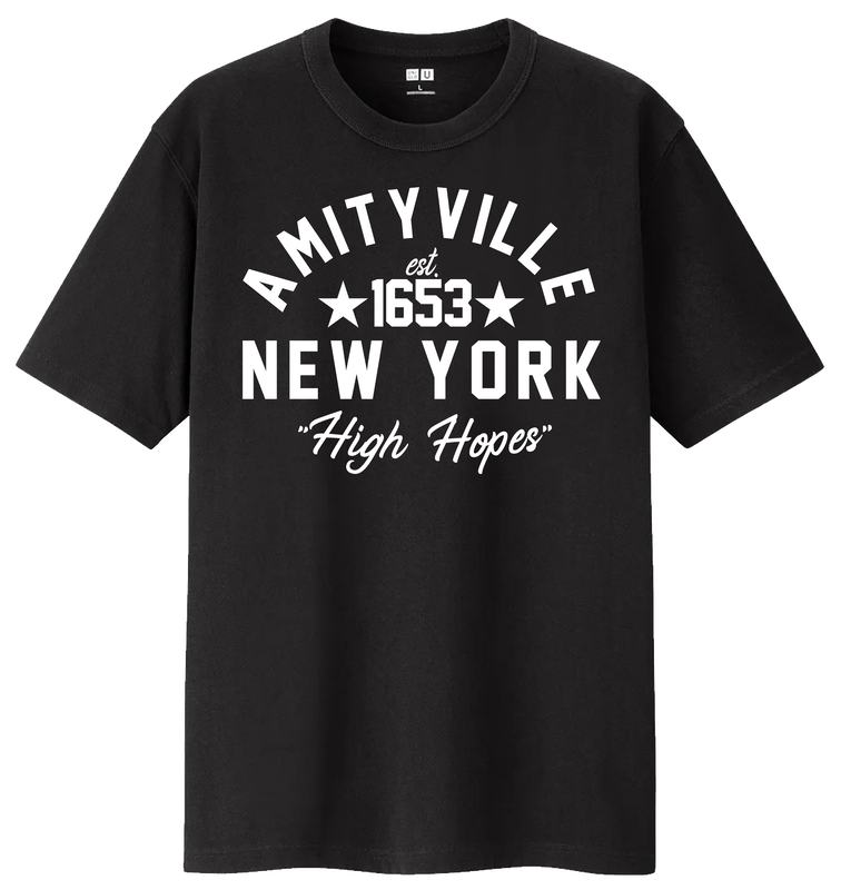 amityville horror new york graphic tee design t shirt