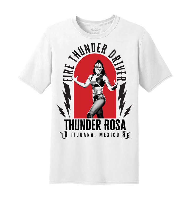 thunder rosa aew t shirt graphic tee 